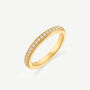 Women's Dainty Stacking Eternity Ring Band In 18k Gold, thumbnail 4 of 5