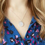 Personalised Special Date Gold Plated Disc Necklace, thumbnail 8 of 12