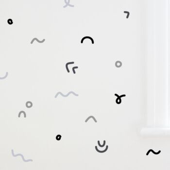 Squiggle Wall Stickers, 5 of 8