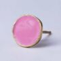 Enamel Knob With Gold Rim, thumbnail 4 of 4