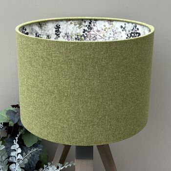 Bree Leaf Green Double Sided Botanical Lampshades, 2 of 10