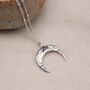 Organic Luna Crescent Moon Necklace, thumbnail 5 of 10