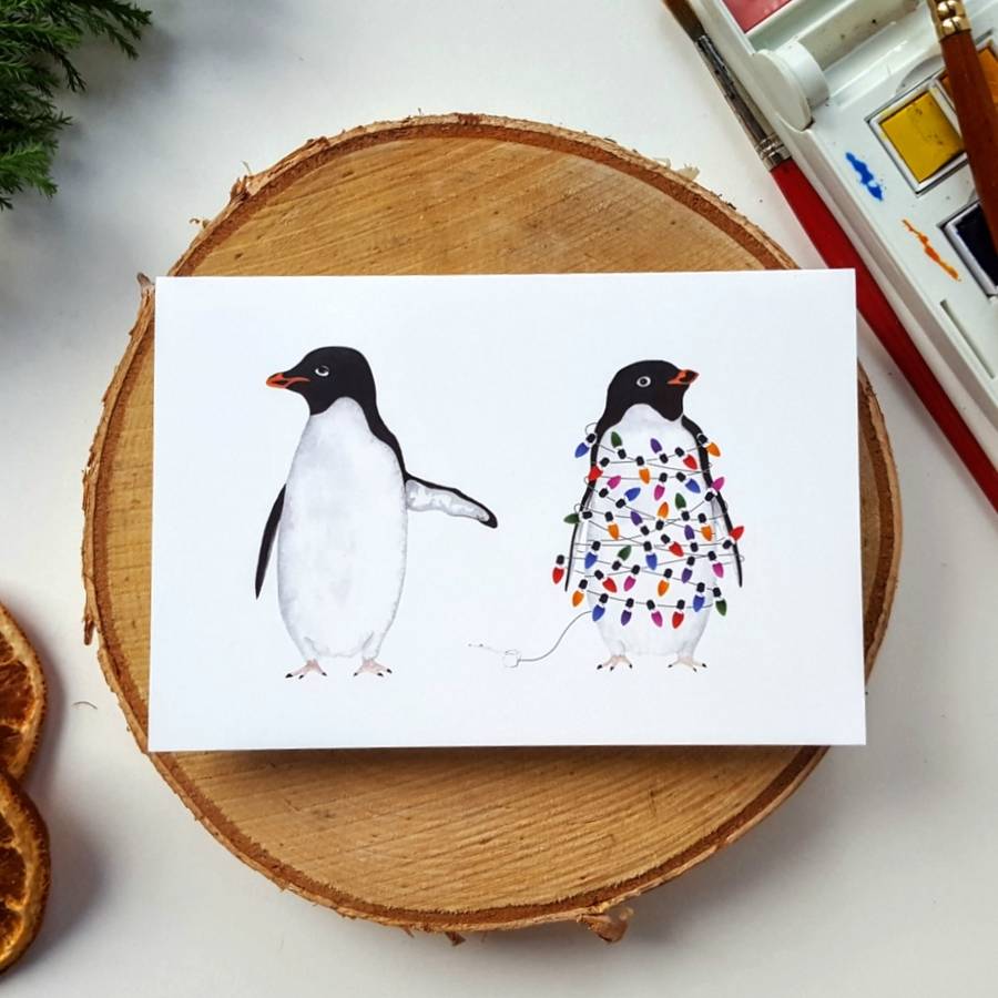 Silly Penguins Christmas Card Pack, 1 of 9