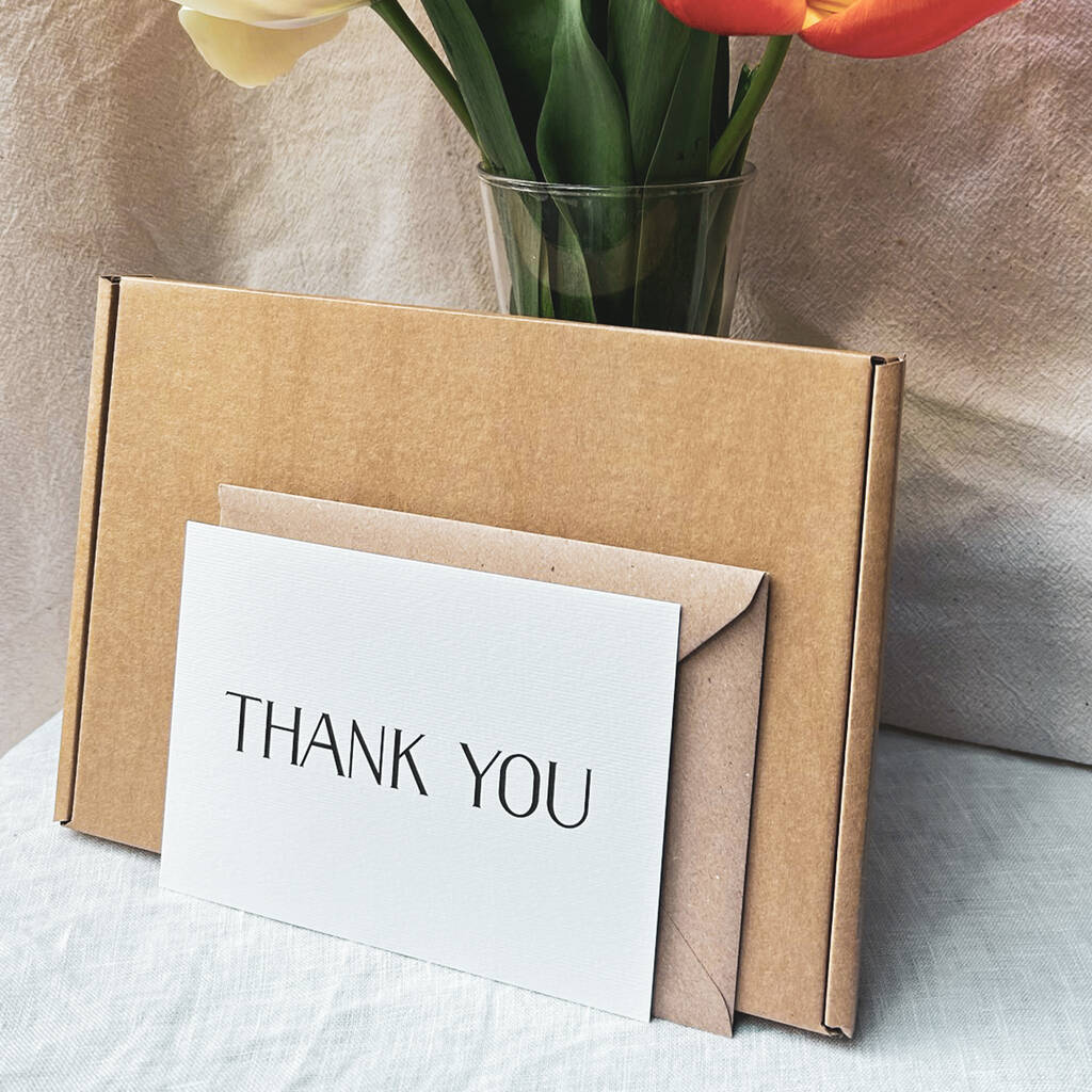 Pack Of 20 Thank You Cards For Any Occasions By Luna and Sol Co Design