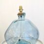 Light Blue Recycled Glass Base 39cm, thumbnail 1 of 3