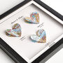 Personalised Linen Anniversary Gift 3D Heart Map Special Occasions Print, thumbnail 3 of 12