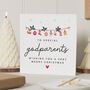 Personalised Godparents Christmas Card, thumbnail 1 of 7