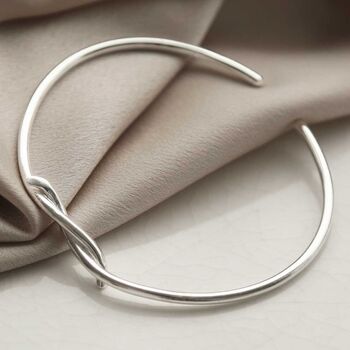 Sterling Silver Twisted Cuff, 5 of 9