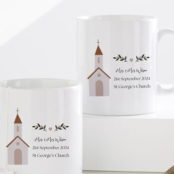 Personalised Wedding Mug Set, 2 of 3