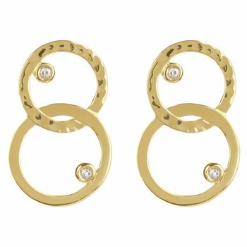 Gold Vermeil Unity Earring, 2 of 5