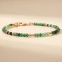 Skinny Emerald Bracelet, thumbnail 5 of 12