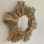 42cm Driftwood Starburst Mirror Wall Décor Coastal Gift, thumbnail 5 of 8