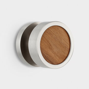 Contemporary Internal Door Knobs With Wood Insert, 12 of 12