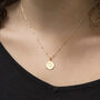Gold Plated Sterling Silver Zodiac Star Sign Necklace, thumbnail 2 of 5