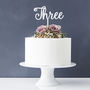 Personalised Number Birthday Cake Topper, thumbnail 12 of 12