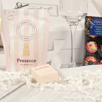 Personalised Prosecco Princess Glass Flute And Gift Box, 3 of 7