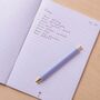 A5 Curved Fleur Notebook, thumbnail 4 of 7