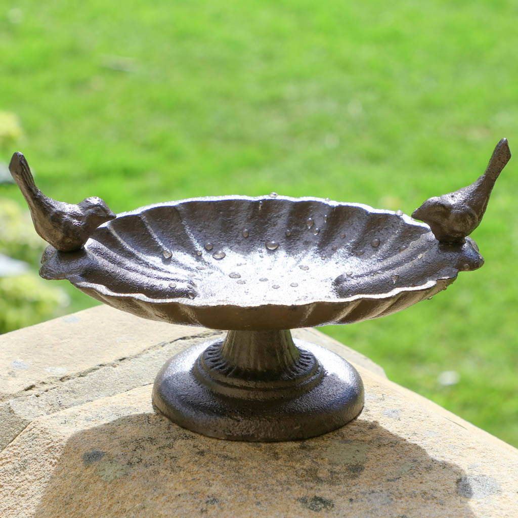 Love Birds Bird Bath By Dibor