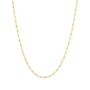 Gold And Silver Moon Cut Bead Chain Necklace For Men, thumbnail 4 of 7