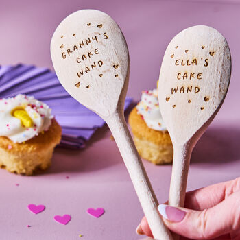 Personalised Cake Wand Wooden Spoon, 5 of 5