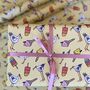 Seagulls And Ice Cream Wrapping Paper, thumbnail 3 of 4