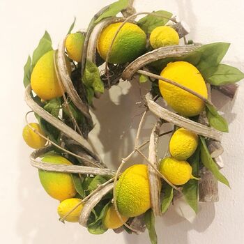 Citrus Lemon Wreath, 4 of 4