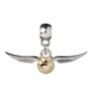 Harry Potter Golden Snitch Slider Charm Silver, thumbnail 1 of 2