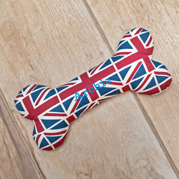 Mutts And Hounds Personalised Squeaky Bone Dog Toys, 10 of 11
