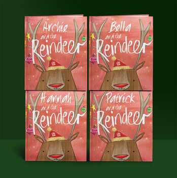 Personalised Christmas Reindeer Story Book, 8 of 10