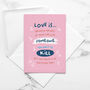 Love Is… Funny Card, thumbnail 1 of 2