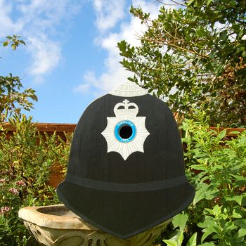 Personalised Police Helmet Bird Box, 2 of 10