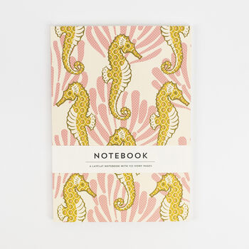 Seahorse Pattern Paperback Swiss Bound Notebook, 5 of 8