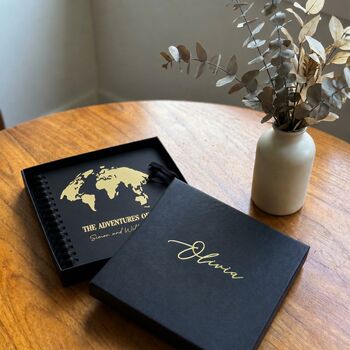 Personalised Travel Scrapbook Anniversary Gift For Travellers, 9 of 13