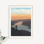 'Sunrise Over The Lake District' A4 Print, thumbnail 1 of 5