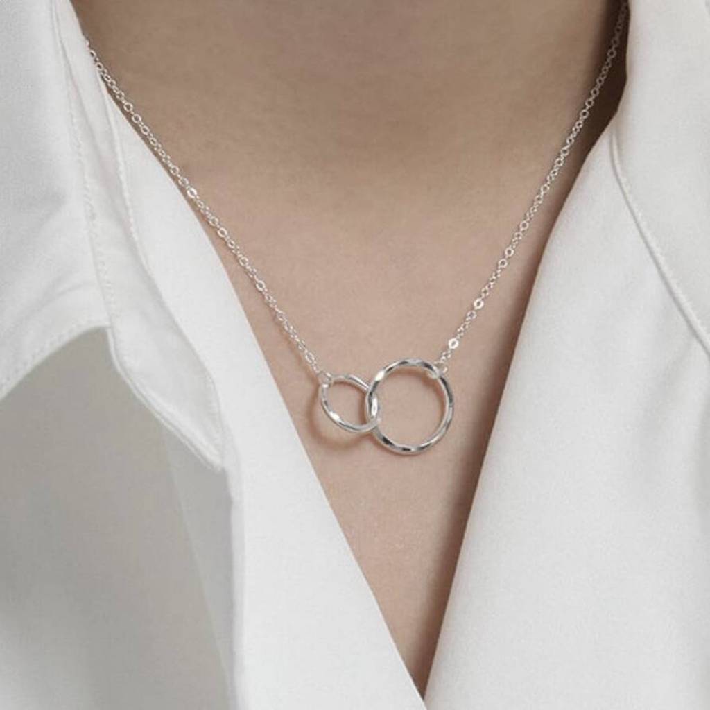 original sterling silver infinity necklace
