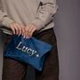 Personalised Name Velvet Accessory Bag, thumbnail 3 of 9