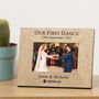 Our First Dance Wedding Day Picture Frame, thumbnail 1 of 5