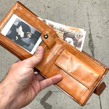 Personalised Men's Leather Wallet For Him, 4 of 11