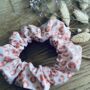 Wire Twist Bandeau Headband And Scrunchie In Coral, thumbnail 3 of 3