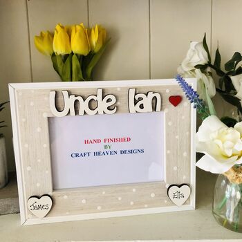 Personalised Uncle Photo Frame 40th Birthday Gift, 2 of 8