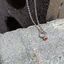 Tiny Silver Gemstone Necklace, thumbnail 3 of 10