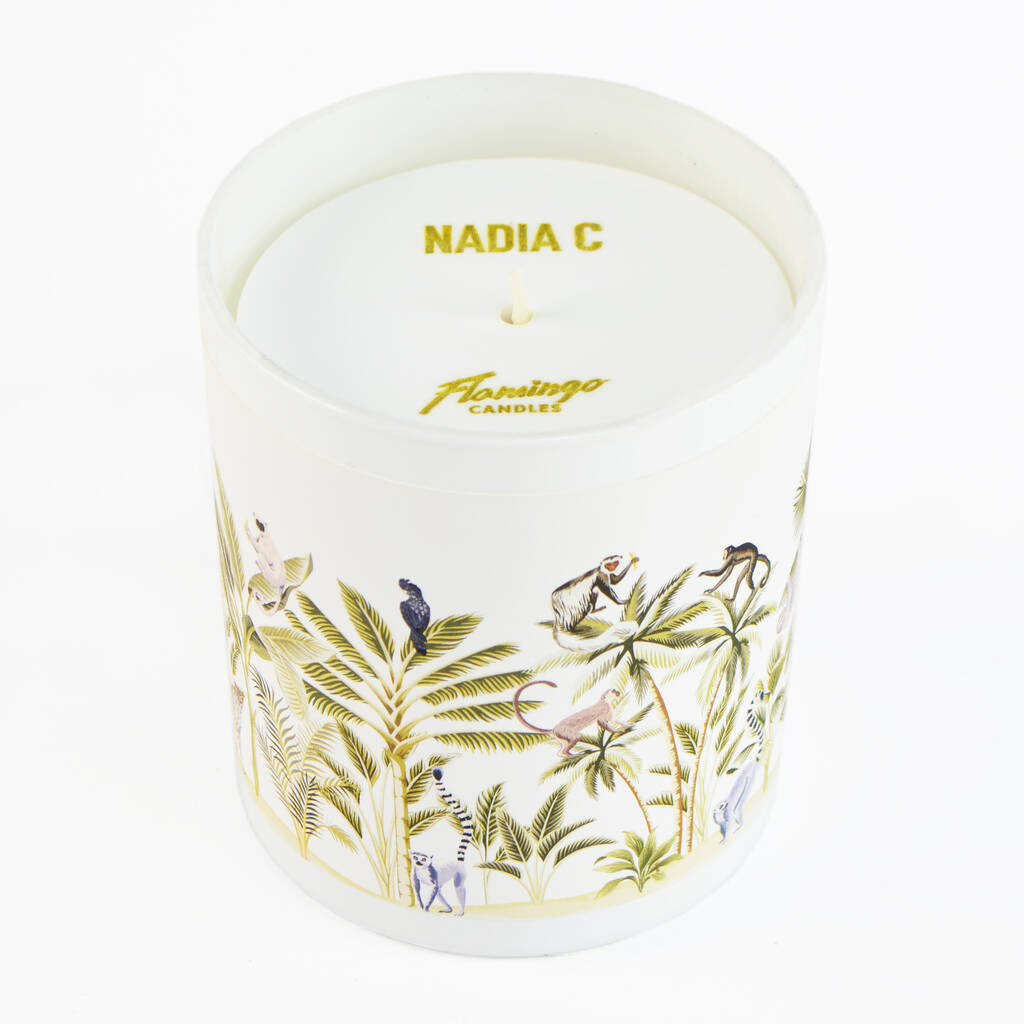 Nadia C X Flamingo Candles Jungle Fever Candle By Flamingo Candles