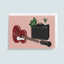 Guitar Amp Houseplant Card | Epiphone Century Card, thumbnail 3 of 5