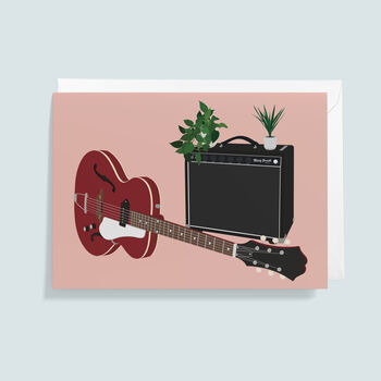 Guitar Amp Houseplant Card | Epiphone Century Card, 3 of 5