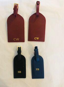 Luggage Tag Set With Monogram, 4 of 8