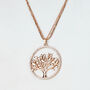 Circular Tree Pendant Necklace, thumbnail 1 of 5