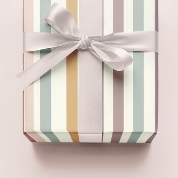 Luxury Pastel Wide Stripe Wrapping Paper, 5 of 9