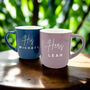 His And Hers Personalised Stoneware Mug, thumbnail 1 of 7