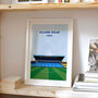 Leeds Elland Road Football Stadium Art Print Gift, Framed Or Unframed, thumbnail 3 of 9