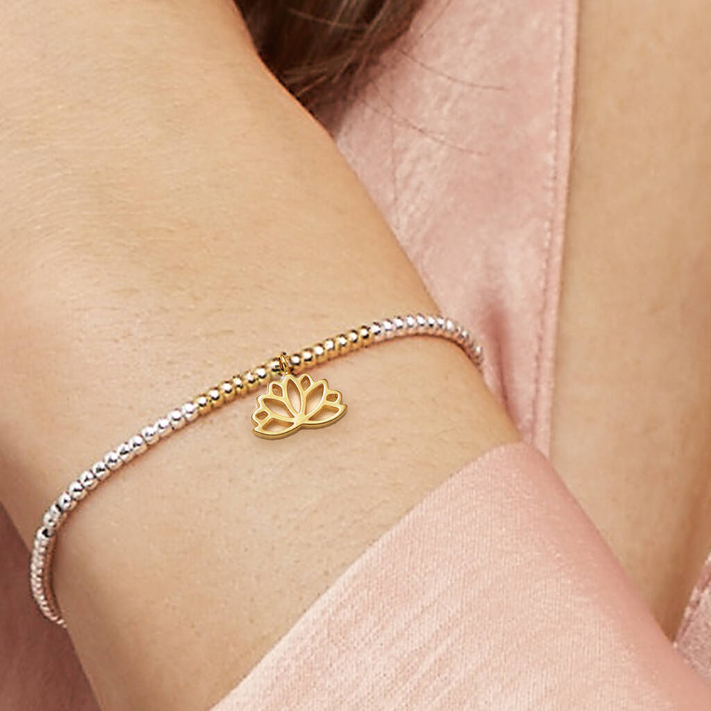 Lotus Flower Friendship Bracelet By Estella Bartlett
